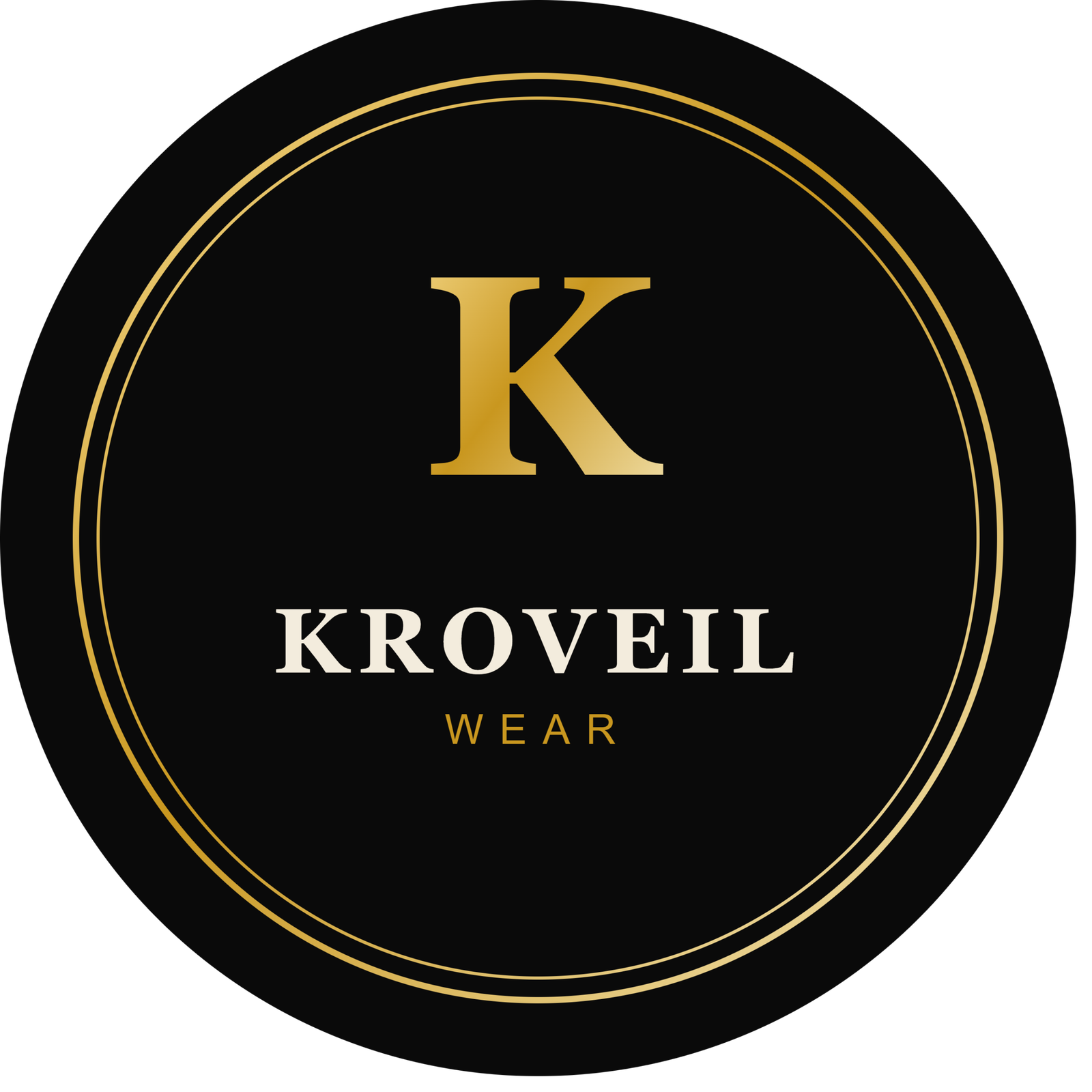 kroveil wear luxury logo